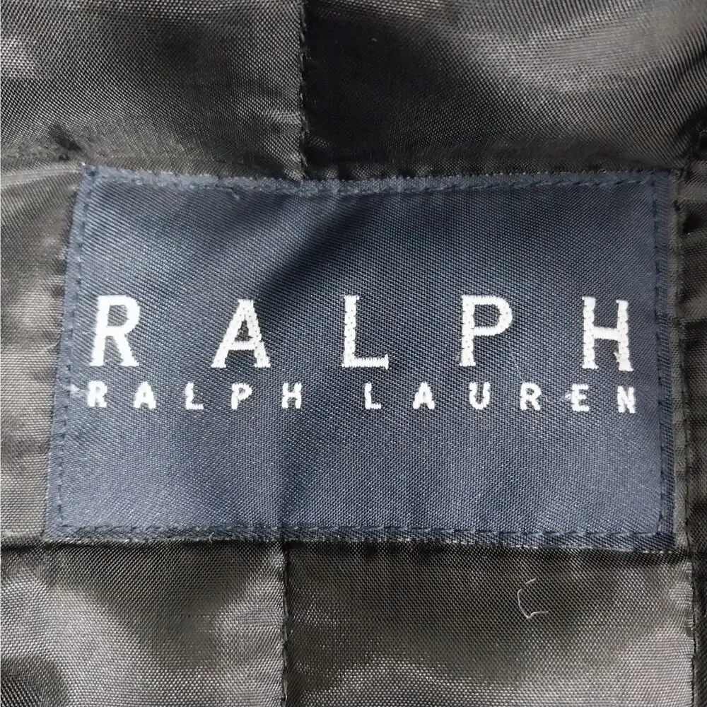 RALPH BY RALPH LAUREN! BLACK LABEL CLASSIC ZIP OUT WOOL LINER 3/4 OVERCOAT!SZ XL